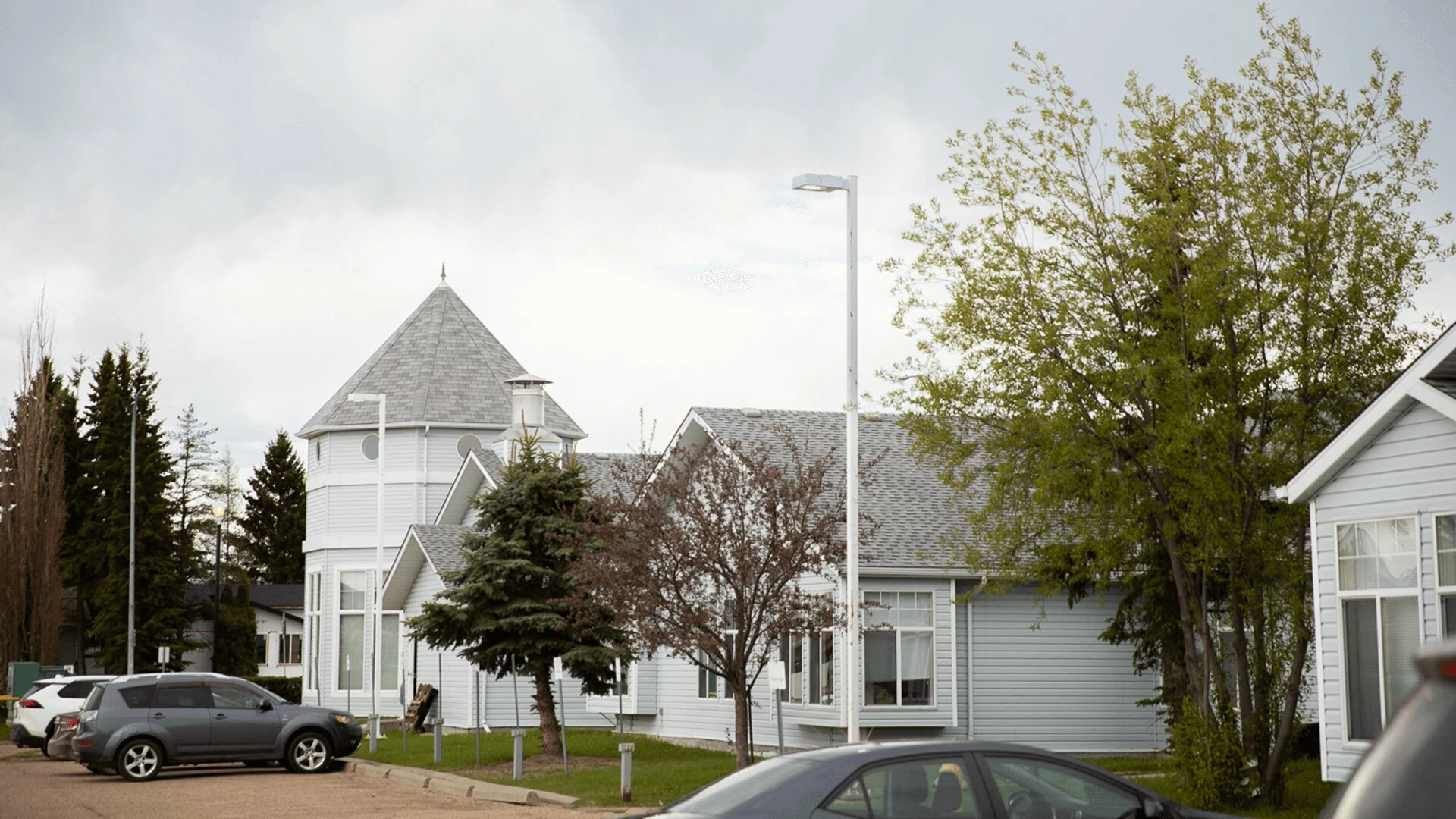 An exterior view of Aspen House from street